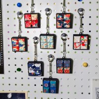 동양 감성 키캡 키링 청축 스트레스 해소 클릭커 피젯 토이