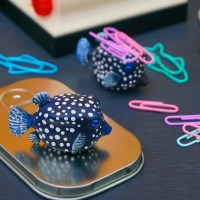 열대어 자석 클립 정리 오브제