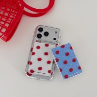 felt tomato [맥세이프 투명 카드지갑]