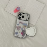 hey cat little home [실버 맥세이프 범퍼케이스]