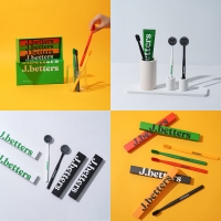 제이베럴즈 미세모 칫솔 8개+혀클리너 2개