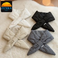 젠카 목도리 매는법 쁘띠 경량 패딩 머플러 남자 여성 커플 미니 짧