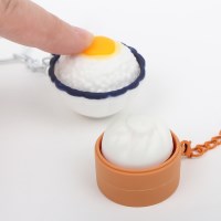 음식 모형 딸깍딸깍 클릭커 힐링 스트레스 해소 키링