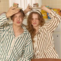 (uni) 스트라이프 극세사 파자마 4Color