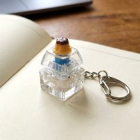 딸깍 푸딩 키캡 키링 디저트 클리커 선물 연인 친구 우정 귀여운 굿