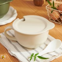 데일리렌지 1인용 도자기용기 머그수프 전자레인지 라면용기 380ml