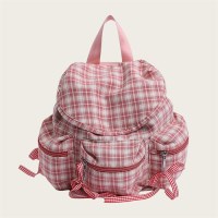 체크 미니 백팩 겸용 크로스백