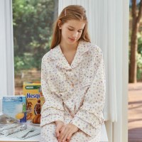 아를 긴팔 여성페어 베이비핑크 (40수)