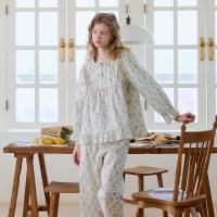 베르다 긴팔 투피스 라임 (40수)