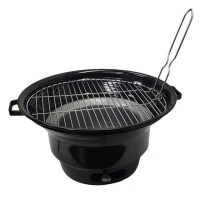 캠핑그릴 숯불 손잡이 원형 바베큐 화로