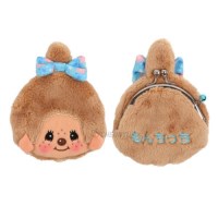 [홍은]몬치치 사쿠라 똑딱 동전 파우치 지갑 몬치치짱 베이지