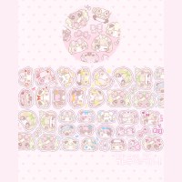 갸루&기니 50mm 투명 박 키스컷