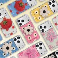 [set] 포근포근 felt 시리즈 [실버 에폭시 범퍼케이스 + 아크릴스마