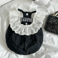 강아지 고양이 옷 레이스 시스루 셔츠