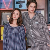 [GIFT BOX] 댑 시그널체크 소프텐션 잠옷세트 여성용_GPJ17365