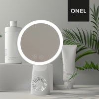 [ONEL] 쿨링팬 LED화장거울 화장대 메이크업 조명 탁상 LED거울