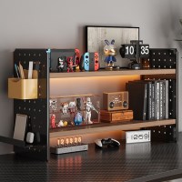 책상 정리 다용도 선반 타공판 2단 3단 책꽂이 정리대