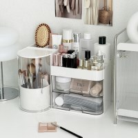 한번에 정리하는 서랍형 브러쉬 립스틱 화장품 수납함 2type