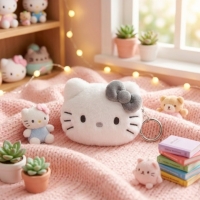 산리오 캐릭터즈 모노톤미니파우치 헬로키티