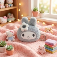 산리오 캐릭터즈 모노톤미니파우치 마이멜로디