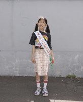 해피벌쓰데이 어깨띠 / 블루체크보드[1pc]