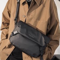 JazzBrown 히라주쿠 스트릿 캐주얼 서넌컨 생활방수 크로스백