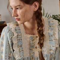 앤의 블루벨 7부 원피스 빈티지블루 (40수)