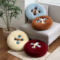 자이언트 단추 극세사 쿠션 4color 모던 감성 거실 소파 패브릭