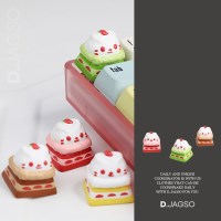 핫 세일 키캡 샤프트 머신 딸기 케이크 캡