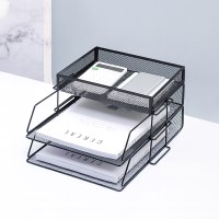 3단 서류정리함 철제 데스크 오거나이저 DD-13379