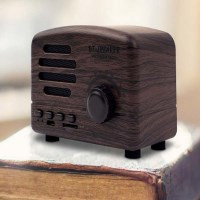 레트로  우드스타일 라디오 블루투스 스피커 BT