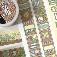 단팥 우드 책장 마테