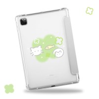 럭키캣 갤럭시탭 아이패드 애플펜슬 수납가능 풀커버 케이스