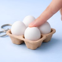 계란 클리커 키링 클릭 키보드 자동차 가방 인형 키홀더 피젯토이 차