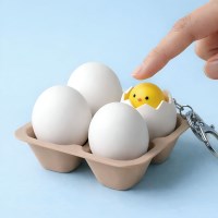 병아리 계란 클리커 키링 키보드 자동차 가방 인형 키홀더 피젯토이 