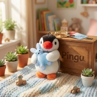 핑가 프렌즈 가방고리 10cm