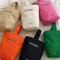 컬러 여성 미니 에코백 휴대폰 텀블러 가방 토드백 손가방