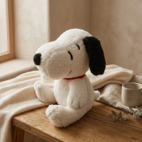 스누피 뽀글이 인형 25cm