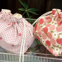 [레리오하우스] 피치 스트링 핸드메이드 파우치 2종