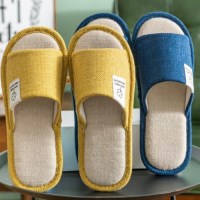 [홍은]실내 거실 실내화 린넨 사무실 층간소음 거실화 슬리퍼