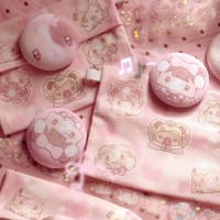 기니 원형 말랑핀버튼 2종