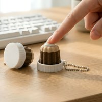 생크림 까눌레 클리커 키링 학생 졸업 친구 커플 선물 생일 키캡키링