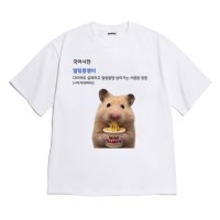 [반팔티셔츠 얼렁뚱땡이]오버핏 여름티 홈웨어 잠옷 커플티 생일 웃