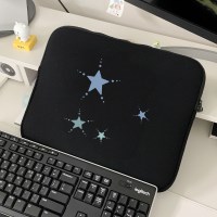 [withsome made]빈티지 블루스타 아이패드 파우치