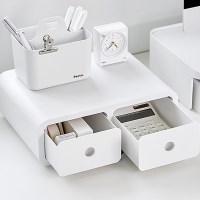 2홀 라운딩 올리오 모니터받침대 수납정리함