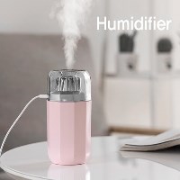 USB 블루다이아몬드 LED무드등 초음파 차량용가습기