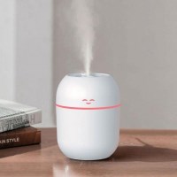 책상 디자인 LED 거실 귀여운 스마일 개인용 가습기