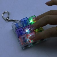 레인보우 LED 클리커 9구 키캡키링 키보드키링 클릭커