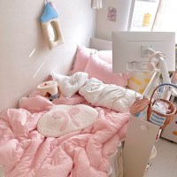 [이브닝 쁘띠프릴] 차렵이불 세트(4colors/맞춤가능)