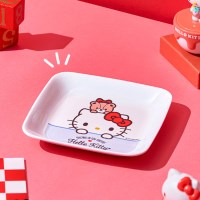 헬로우키티 산리오 미니 쟁반 헬로키티 정사각 그릇 접시